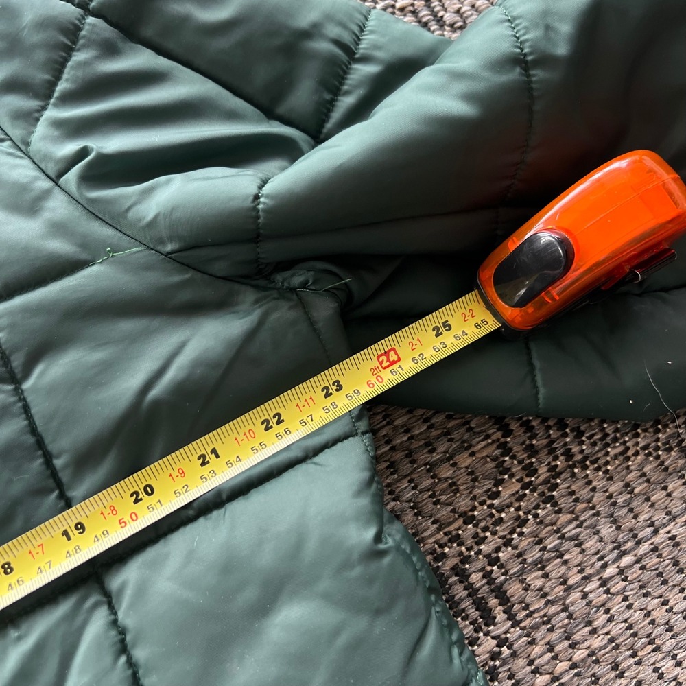 Vintage Nikaldi Jacket Mens M Green Orange Reversible Quilted Hunting Workwear - Picture 10 of 10